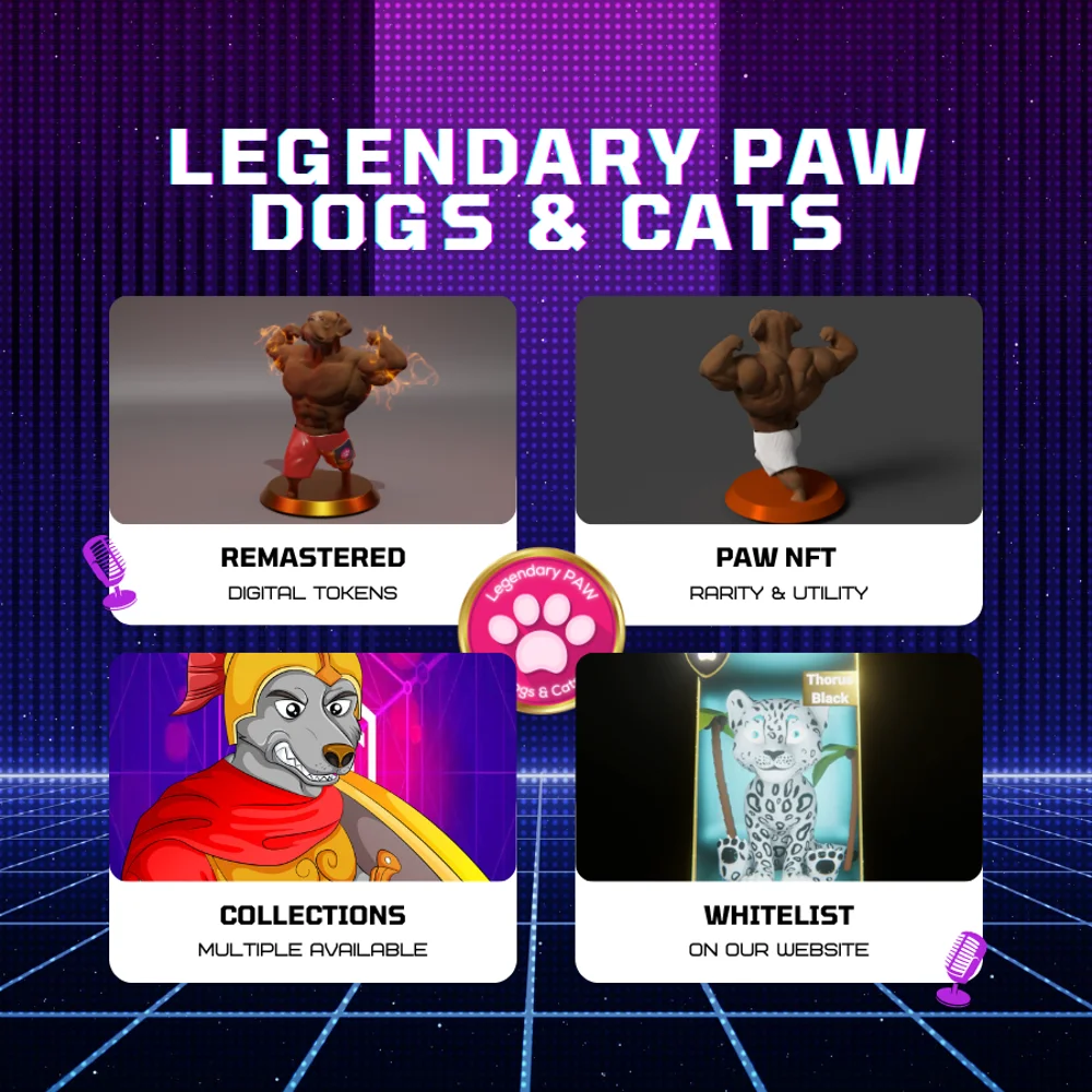 NFT drop Legendary PAW: Dogs & Cats